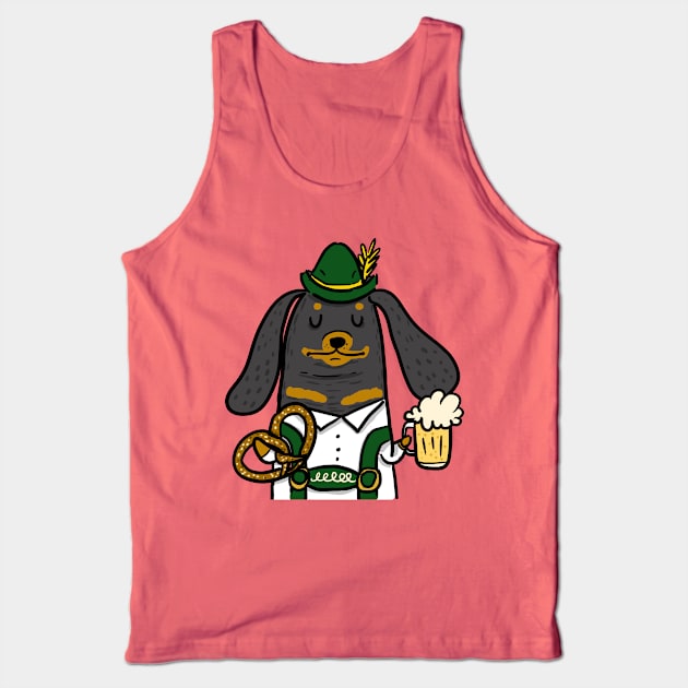 Oktoberfest Doxie Tank Top by Fluffymafi